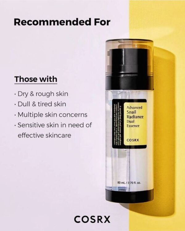 COSRX Advanced Snail Radiance Dual Essence 80Ml 80ml