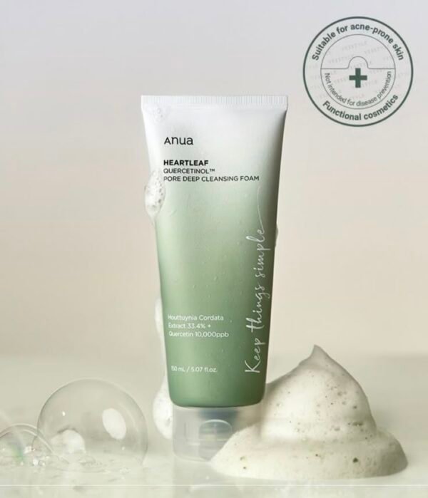 Anua Heartleaf Quercetinol Pore Deep Cleansing Foam 150ml