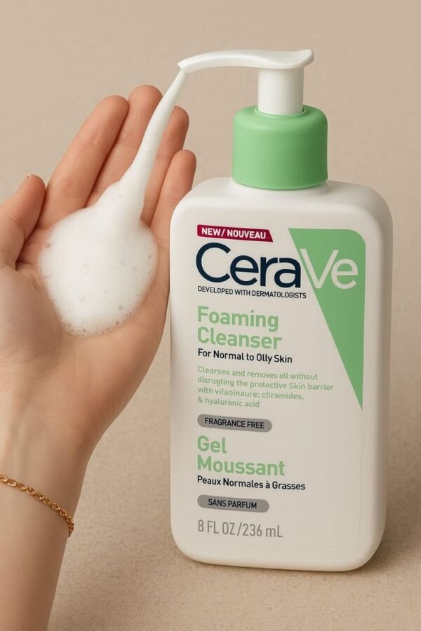 CeraVe Foaming Cleanser For Normal To Oily Skin With Hyaluronic Acid 236ml | 473ml