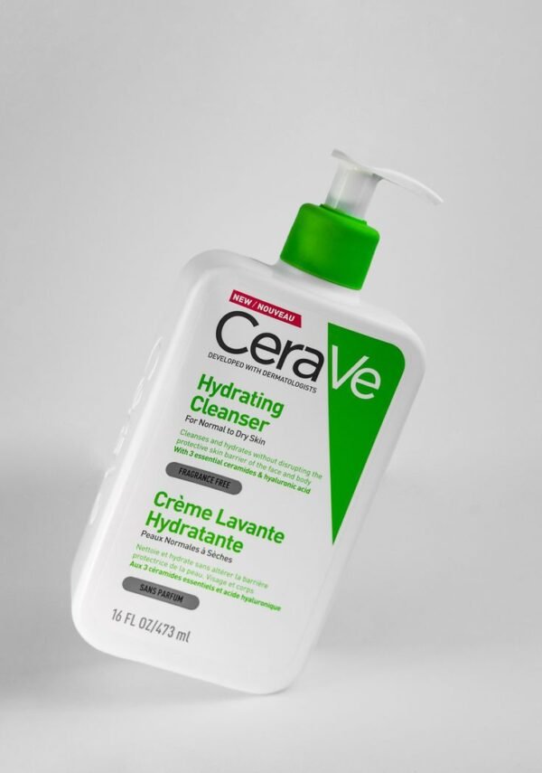 CeraVe Hydrating Cleanser For Normal To Dry Skin With Hyaluronic Acid 236ml || 473ml
