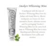 MARVIS Smokers Whitening Mint Toothpaste Intense Freshness, Plaque Removal, Sparkling White Smile 85ml