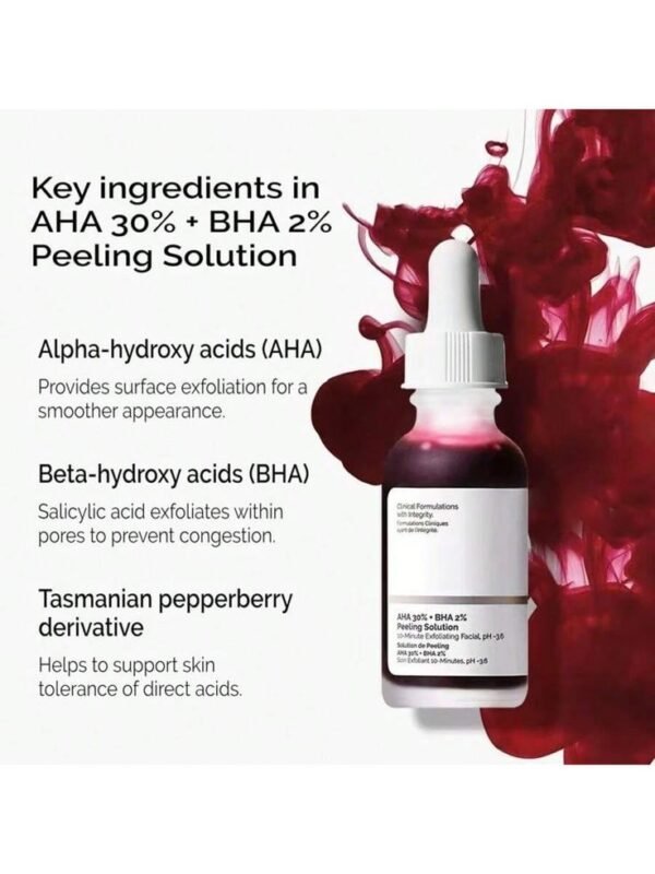 The Ordinary AHA 30% + BHA 2% Peeling Solution - An Advanced-Level Exfoliating Peel 30ml