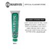 MARVIS Classic Strong Mint Toothpaste Intense Freshness, Plaque Removal, Sparkling White Smile 85ml