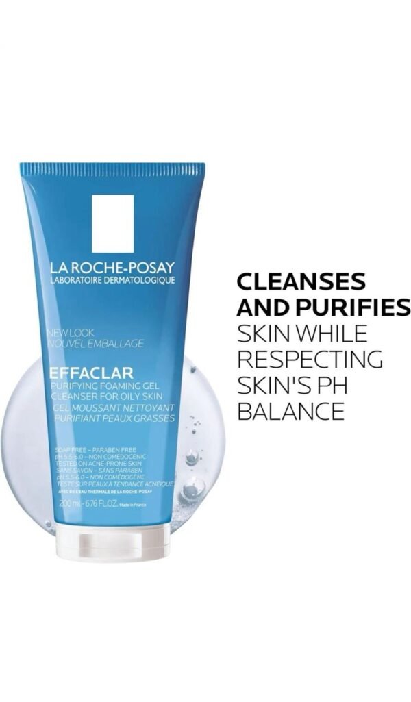LA ROCHE-POSAY Effaclar Foaming Cleansing Gel For Oily And Acne Prone Skin 200ml || 400ml