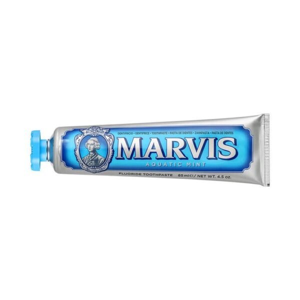 MARVIS Aquatic Mint Toothpaste Intense Freshness, Plaque Removal, Sparkling White Smile 85ml