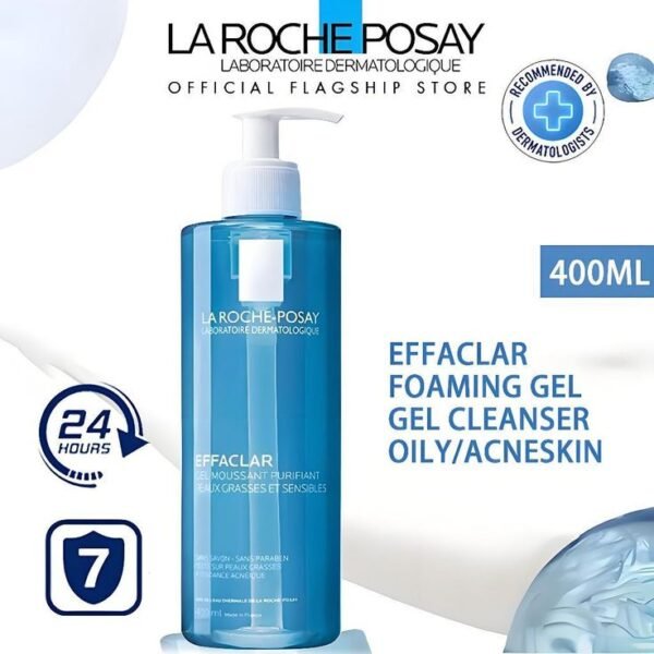 LA ROCHE-POSAY Effaclar Foaming Cleansing Gel For Oily And Acne Prone Skin 200ml || 400ml