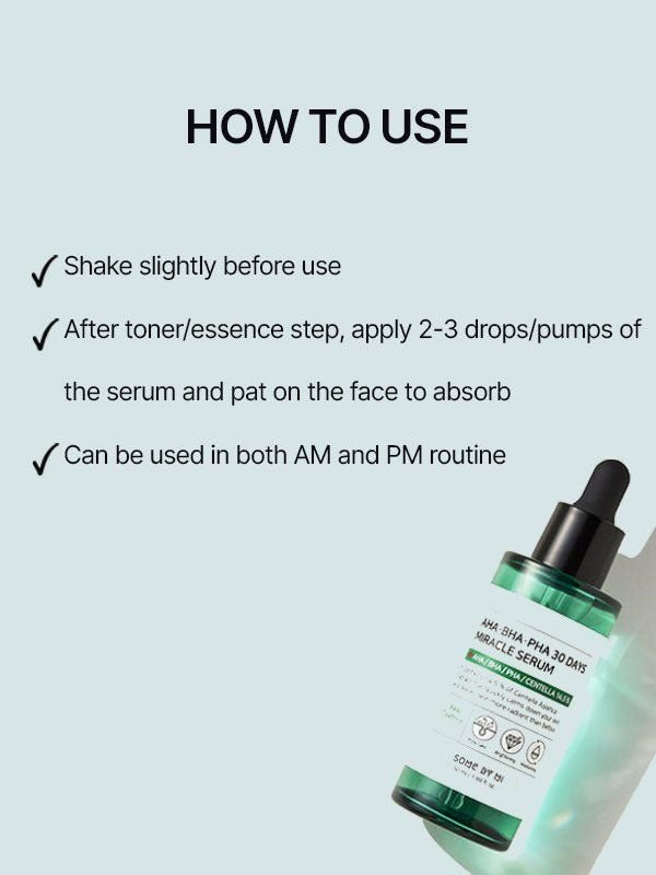 Some by Mi Aha Bha Pha 30 Days Miracle Serum 50Ml Packaging May Vary Clear 50ml