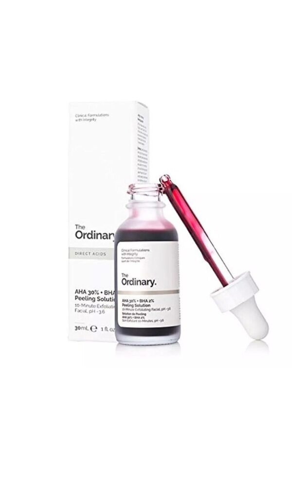 The Ordinary AHA 30% + BHA 2% Peeling Solution - An Advanced-Level Exfoliating Peel 30ml