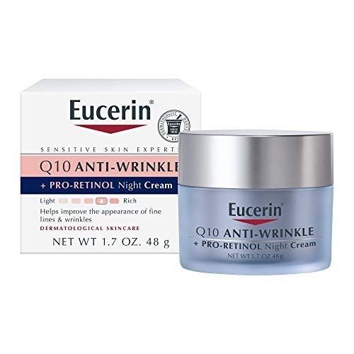 Eucerin Q10 Revitalize + Pro-Retinol Night Cream Clear Fragrance Free 48 g