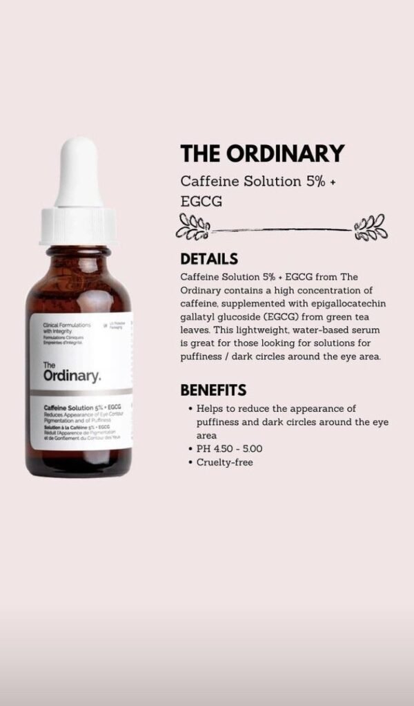 The Ordinary Caffeine Solution 5% + EGCG 30ml