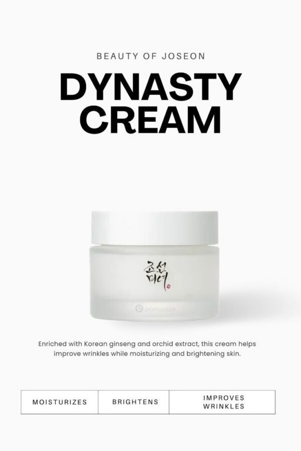 Beauty of Joseon Dynasty Cream Facial Moisturizer for Dry, Acne-Prone, Sensitive Skin. 50ml